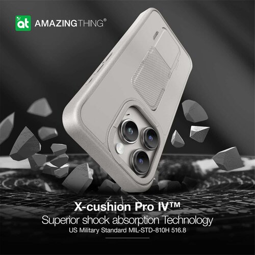AMAZING THING MATTE PRO MAGSAFE MASKA ZA IPHONE 15 PRO MAX TITANIUM Slike