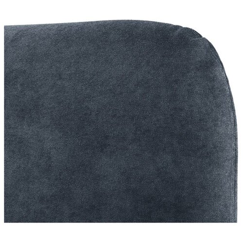 Micadoni Temno modra oblazinjena zakonska postelja z letvenim dnom 140x200 cm Vera &amp;ndash; Slike