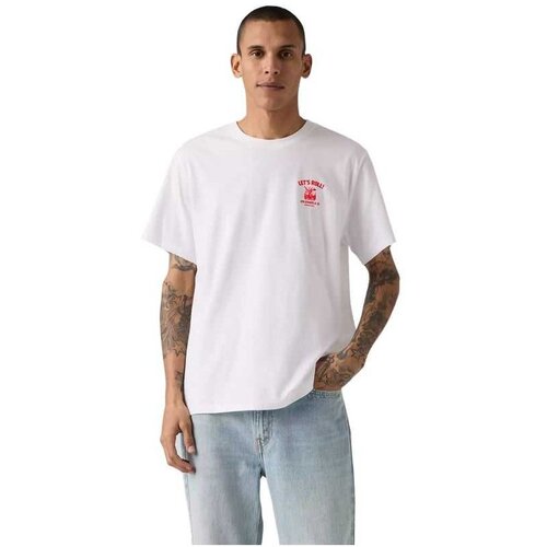 Levi&amp;#039;s Levis - bela mu&amp;scaron;ka majica Slike
