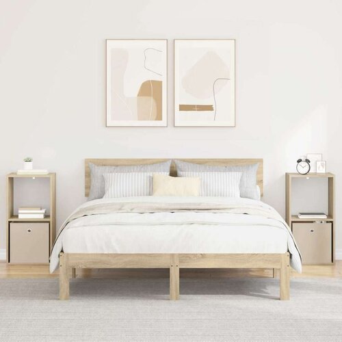  Nočna omarica s predalom 2 pcs Sonoma hrast 35 x 32 x 68,5 cm, (5000233614) Cene