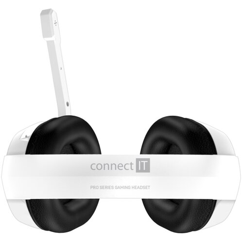 Connect IT CHP-3595-WH - LED RGB gejmerske žične slu&amp;scaron;alice sa mikrofonom bele/crne Slike