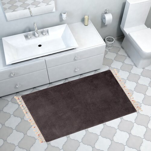 Hanah home prostirka za kupatilo 75x100cm Antracit Cene