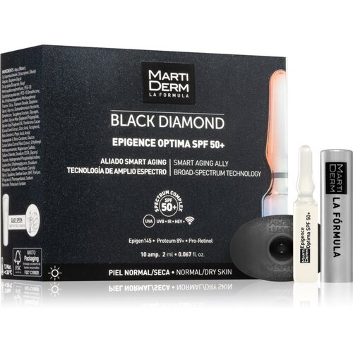 MARTIDERM Black Diamond Epigence Optima SPF 50+ za&amp;scaron;titni serum u ampulama SPF 50+ 10x2 ml Slike