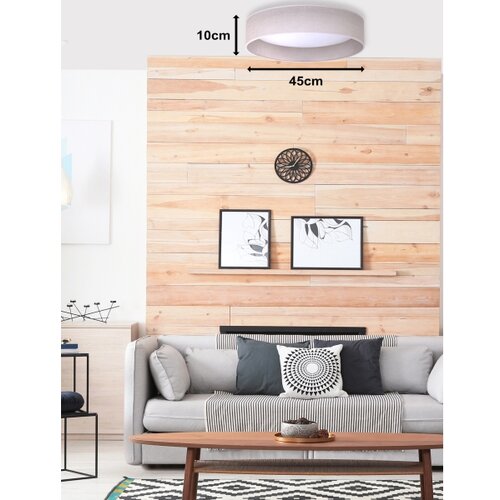  Duolla - LED plafonsko svetlo ROLLER LED/24W/230V, svetlo sive boje, prečnik 45 cm Slike