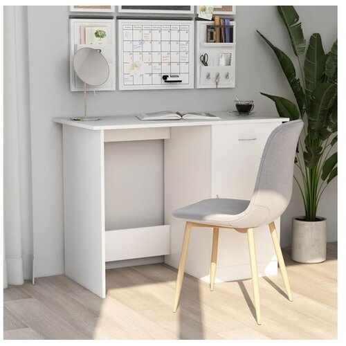  Radni stol bijeli 100 x 50 x 76 cm od iverice Cijene