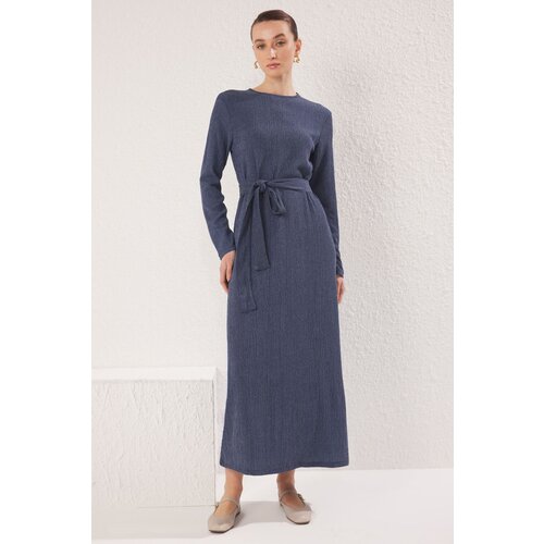 Trendyol Blue Knitted Dress Cene