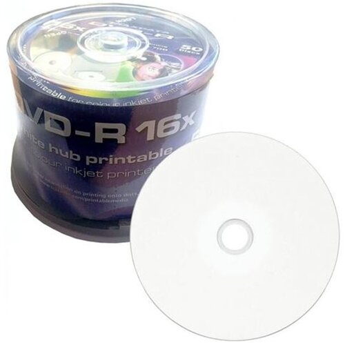 Traxdata OPTIČKI MEDIJ DVD-R 16X CAKE 50 WHITE FULL PRINTABLE Cijene