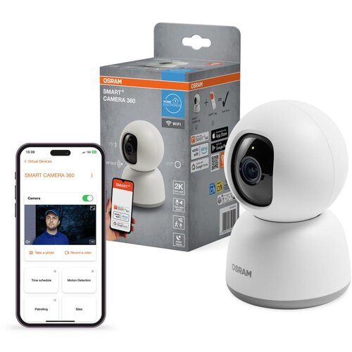 Osram Pametna unutra&scaron;nja kamera 360&deg; sa 2K SMART+ senzorom, 230V, Wi-Fi Cene
