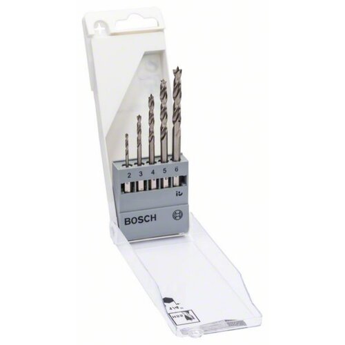Bosch 5-delni set burgija za drvo sa šestostranim prihvatom 2608595525, 2.0; 3.0; 4.0; 5.0; 6.0 mm Cene