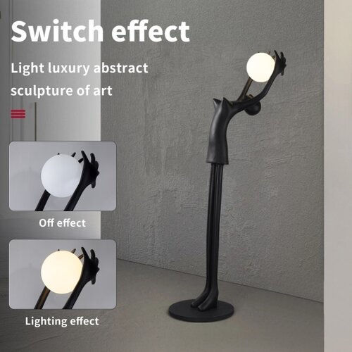  Immax 08812XL - Stojeća lampa SILUETTE 1xE27/25W/230V 210 cm Human Girl Slike
