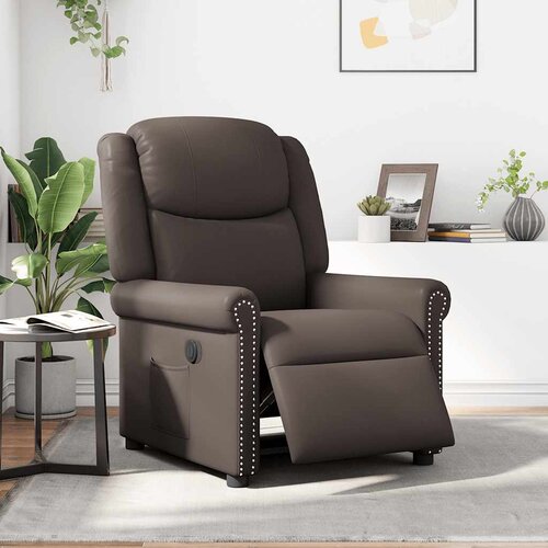Maison Chic Električni naslanjač - Relax naslanjač sijoče rjavo umetno usnje, (22061405) Cene