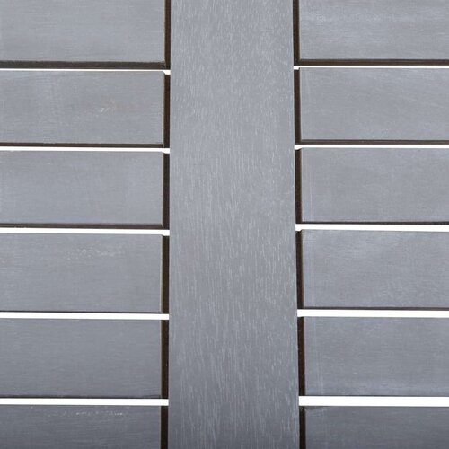  Vrtni stol sivi 80 x 80 x 74 cm od masivnog bagremovog drva Slike
