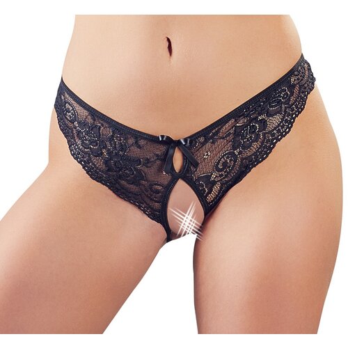 Cottelli Crotchless Lace Slip Slike