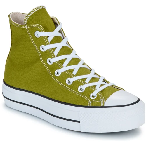 Converse CHUCK TAYLOR ALL STAR LIFT PLATFORM Zelena