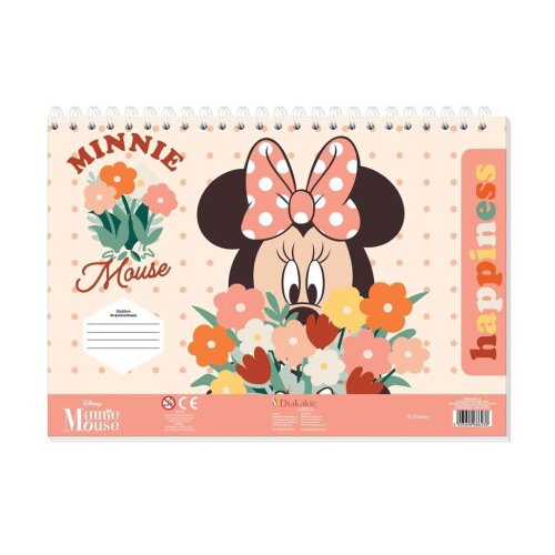 DIAKAKIS Blok za crtanje sa stikerima 40L MINNIE 564472 Slike