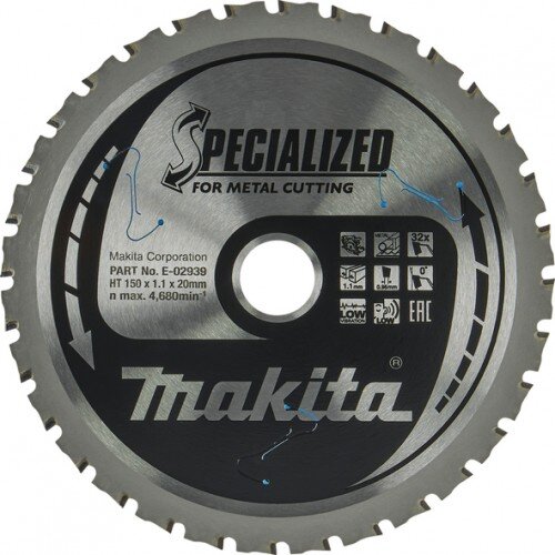 Makita Žagin list TCT 150x20x32Z, za kovino E-02939 Cene