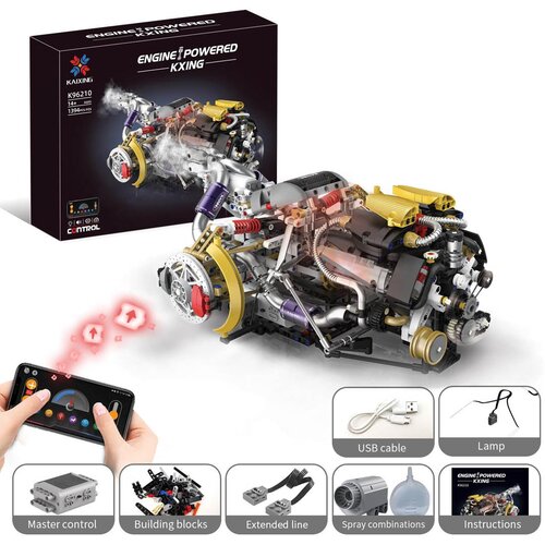  Set of bricks Motor with USB,Light and Smoke 1394el. Cijene