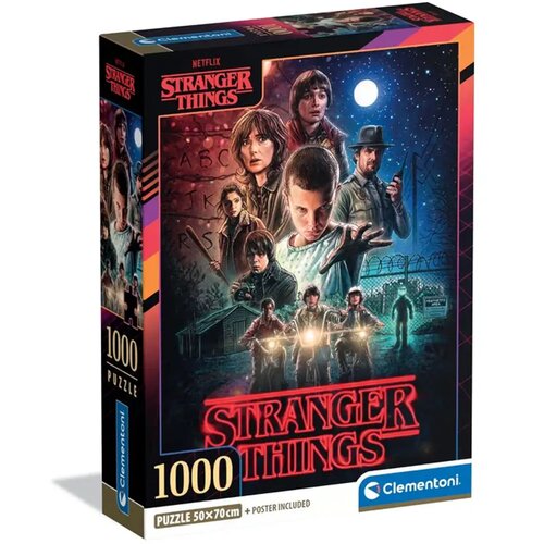 Clementoni Stranger Things 1. sezona 1000-dijelna slagalica s posterom - Cijene