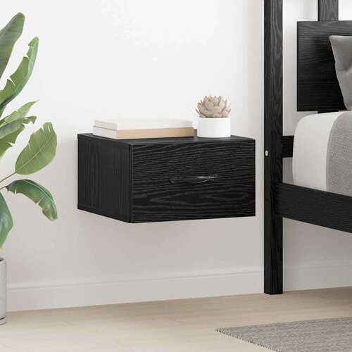  Noćni ormar Zidne Crni hrast 35 x 35 x 20 cm Konstruirano drvo Slike