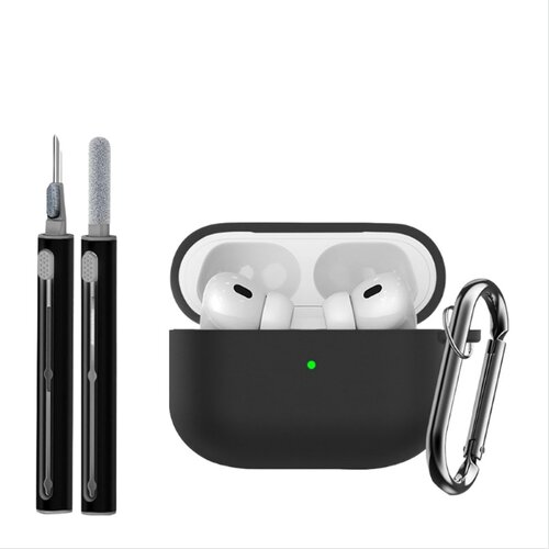 INF Silikonsko zaščitno ohišje (3-delni komplet) Združljivo z Apple AirPods Pro 3 Black, (5000074313) Cene