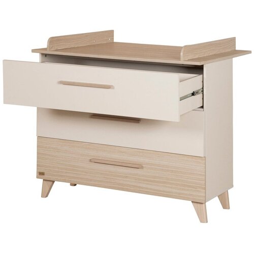 Roba krem/u prirodnoj boji dječja komoda u dekoru hrasta s promjenjivim stolom 110x98x75 cm sidney &amp;ndash; Slike