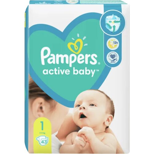 Pampers pelene VP 1 newborn 2-5kg 43kom Cijene