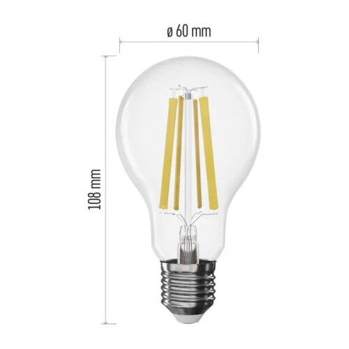  led prigu&amp;scaron;iva sijalica filament A60 E27/11W/230V 4000K Slike