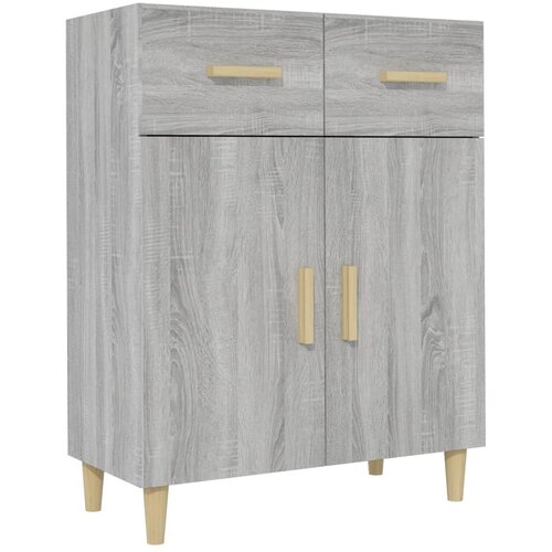 Maison Chic Komoda - Predalnik siva sonoma 69,5x34x89 cm konstruiran les, (21716816) Cene