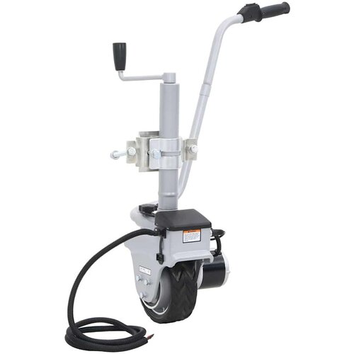 vidaXL Podporno kolo za prikolico motorizirano 12 V 350 W aluminij Cene