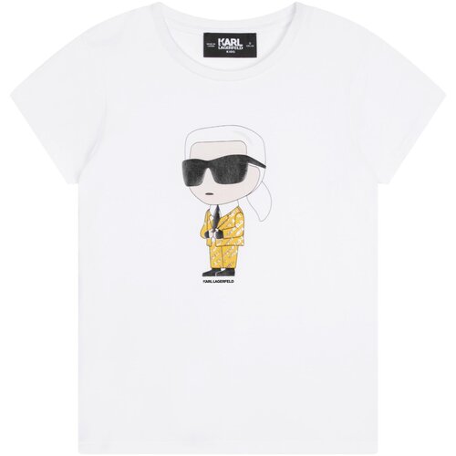 Karl Lagerfeld Majice s kratkimi rokavi - Bela Slike