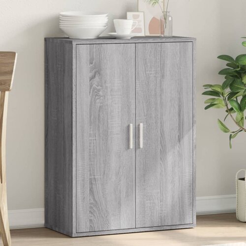  The Living Store Komoda siva sonoma 60x31x84 cm inženirski les - Komoda, (21440904) Slike