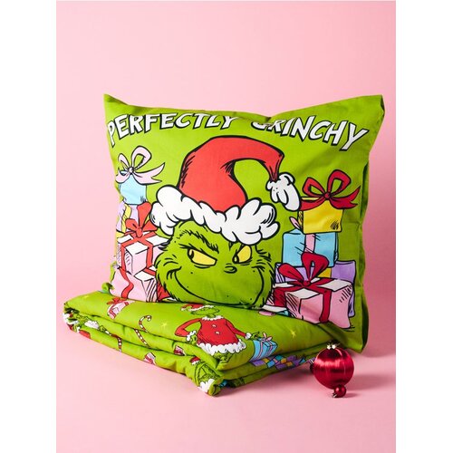 Sinsay Pamučna božićna posteljina s printom Grinch Slike