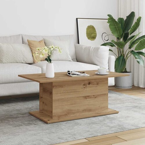  Stol za kavu Artisan hrast 102x55,5x40 cm izrađeno drvo Slike