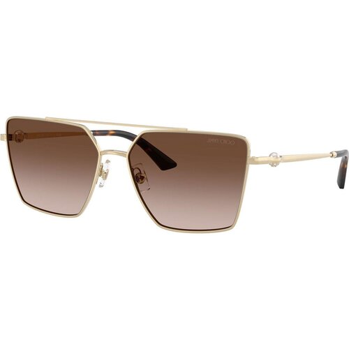 Jimmy Choo JC4016HB 300613 ONE SIZE (58) Zlata/Rjava Slike