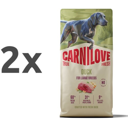 Carnilove Dog True Fresh Adult Large, briketi - raca 2 x 12 kg Cene