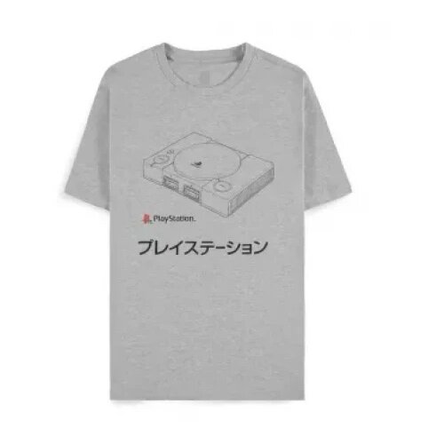 Difuzed Playstation - O.G Console Grey Men\'s Short Sleeved T-Shirt (S) Cene