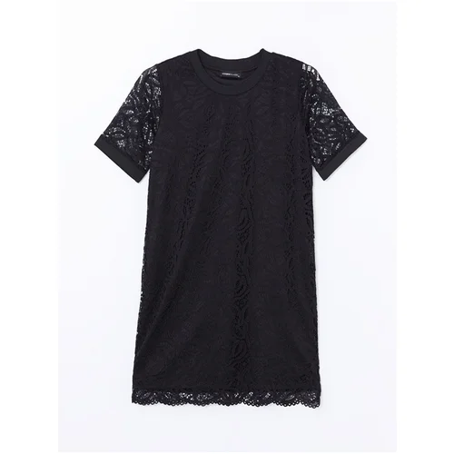 LC Waikiki Crew Neck Lace Women's Dress