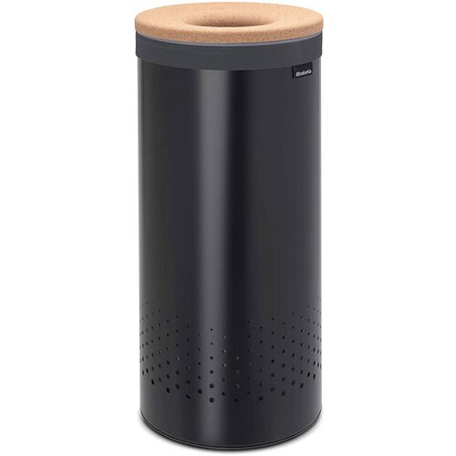 Brabantia Ko&amp;scaron; za perilo, 35 L, okrogel, mat črna Slike