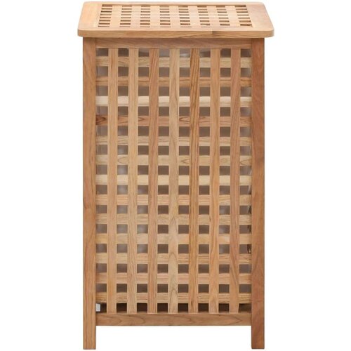 VidaXL Ko&amp;scaron;ara za rublje od masivne orahovine 39 x 39 x 65 cm Slike