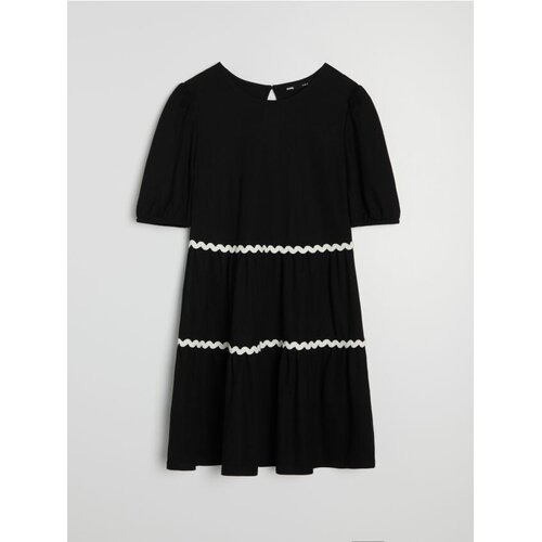 Sinsay Mini babydoll haljina s viskozom Cijene