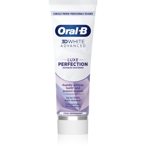 Oral-b 3D White Luxe Perfection zobna pasta za beljenje zob Cool Peppermint 75 ml Cene