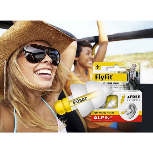  Čepki Za Ušesa - Za Potovanja - Flyfit Earplugs Alpine - Par Cene