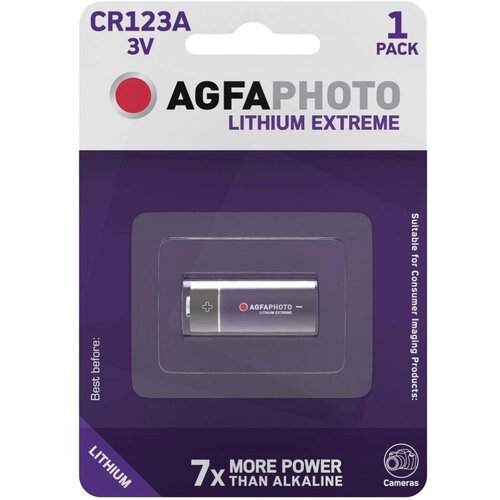 Agfa Baterija Litijumska CR123A, 3V, Blister 1 Komad, CR123A B1 Cene