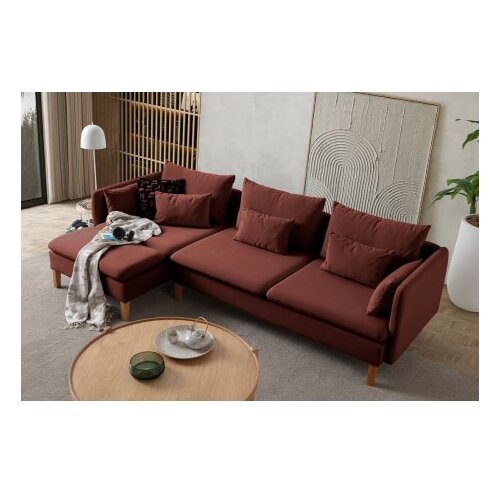 Atelier Del Sofa Ugaona garnitura Flexy Relax, 285x150x100 cm, Crvena Slike