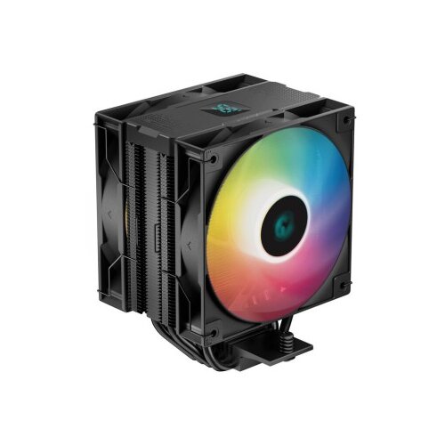 DeepCool Hladilnik za procesor AG400 Digital Plus ARGB, 2x 120mm, črn Cene