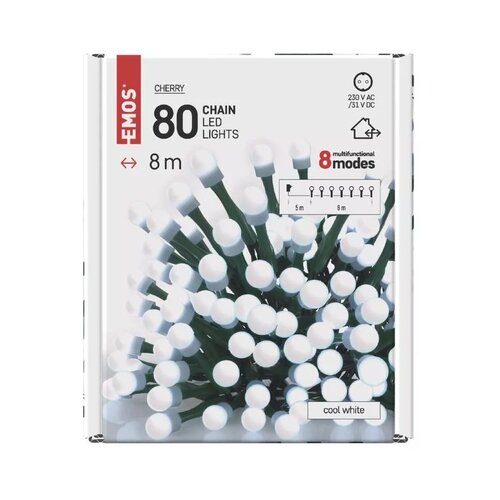 Emos LED svetlosni lanac - cherry 80 LED 8m MTG-D5AC06 Slike