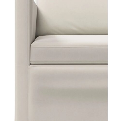  Fotelja Krem 70 x 81 x 82 cm Bar&amp;scaron;un - Krem 60 cm Slike