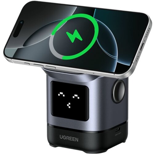 Ugreen 45775 punjač za mobitel Univerzalno Crno, Sivo AC Bežično punjenje Brzo punjenje U zatvorenom Slike