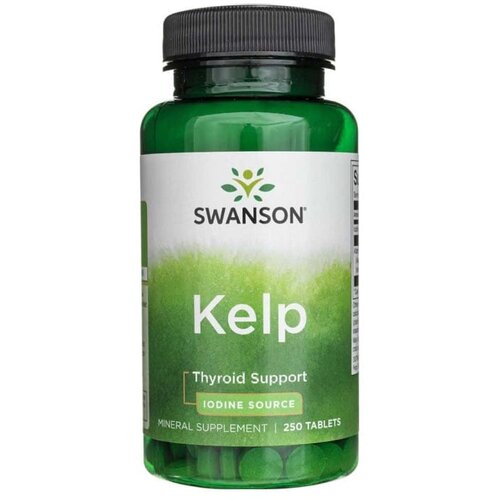 Swanson Alga kelp (250 tableta) Slike