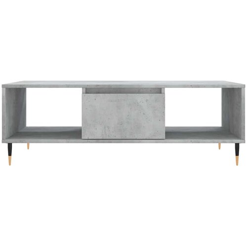  Stolić za kavu siva boja betona 104x60x35 cm konstruirano drvo Slike